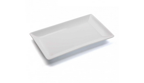 Fuente rectangular blanca